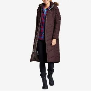 Women's Long Puffer Coat Winter Down Jacket